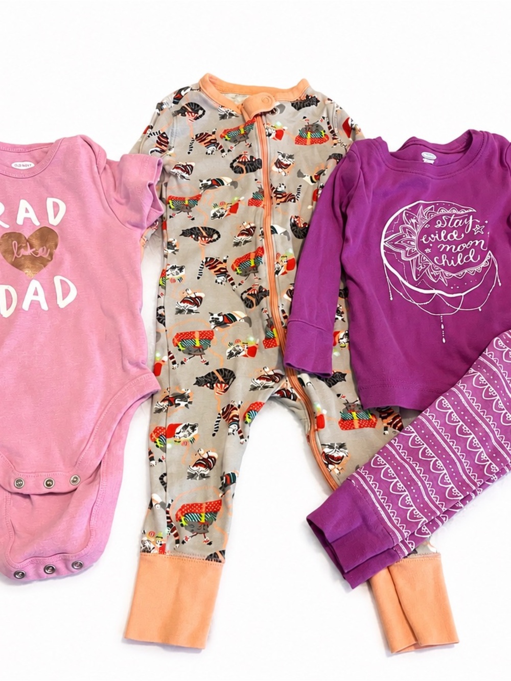 Old Navy Baby Girl Sleep Lot Plus Onesie